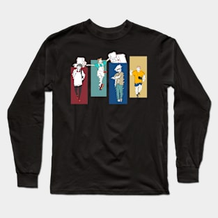 Jujutsu kaisen,gojo,megumi,yuji,nobara Long Sleeve T-Shirt